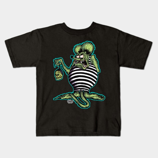 Rat Fink Kids T-Shirt by The Art of Sammy Ruiz